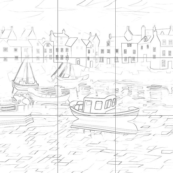 Sketch with grid