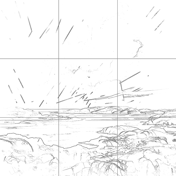 Sketch with grid