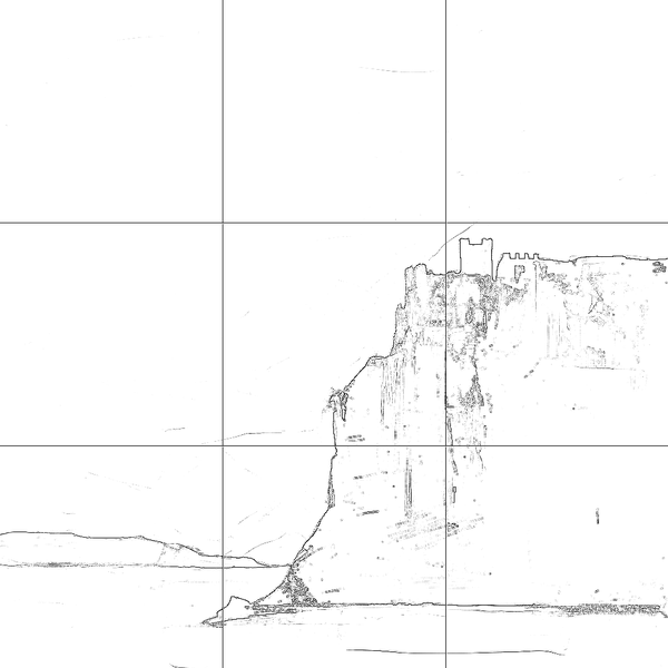 Sketch with grid