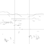 Line drawing with grid