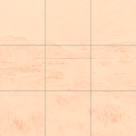 Sepia sketch with grid