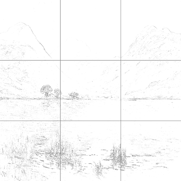 Sketch with grid