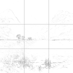 Sketch with grid