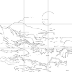 Line drawing with grid