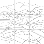 Line drawing with grid