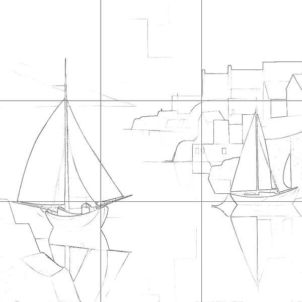 Sketch with grid