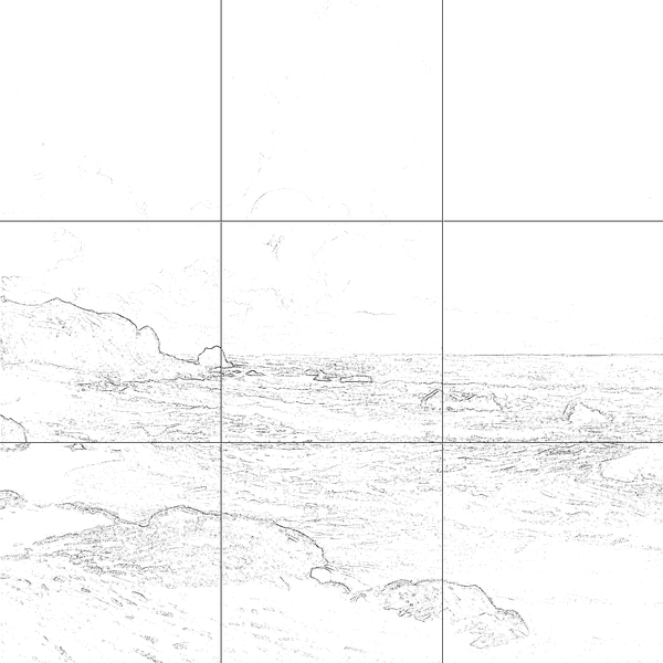 Sketch with grid