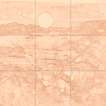 Sepia sketch with grid