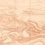 Sepia sketch with grid