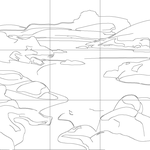 Line drawing with grid