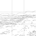 Line drawing with grid