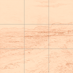 Sepia sketch with grid