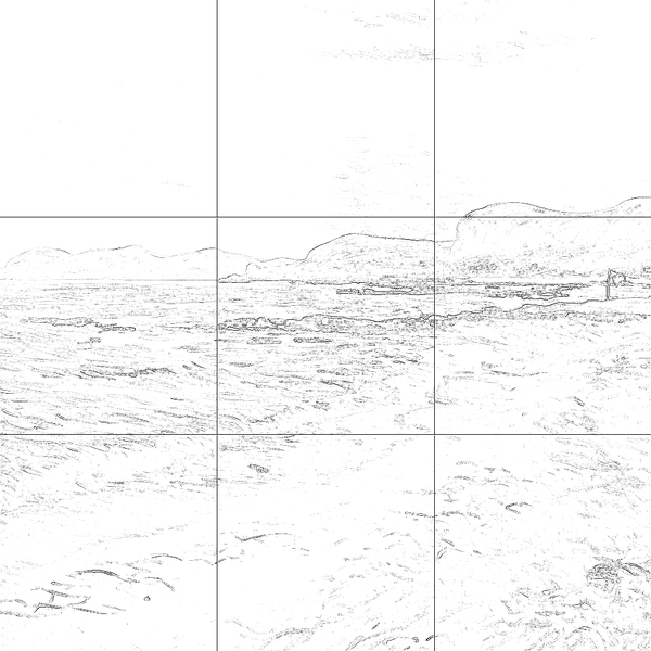 Sketch with grid