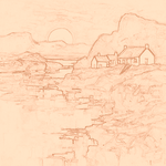 Sepia sketch