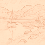 Sepia sketch