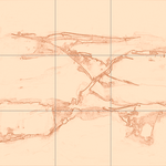 Sepia sketch with grid