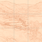 Sepia sketch with grid