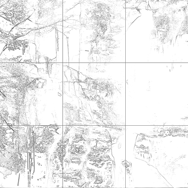 Sketch with grid