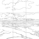 Line drawing with grid