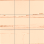 Sepia sketch with grid