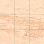 Sepia sketch with grid