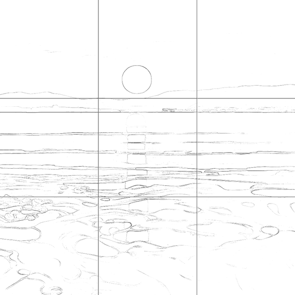 Sketch with grid