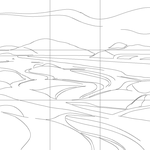 Line drawing with grid