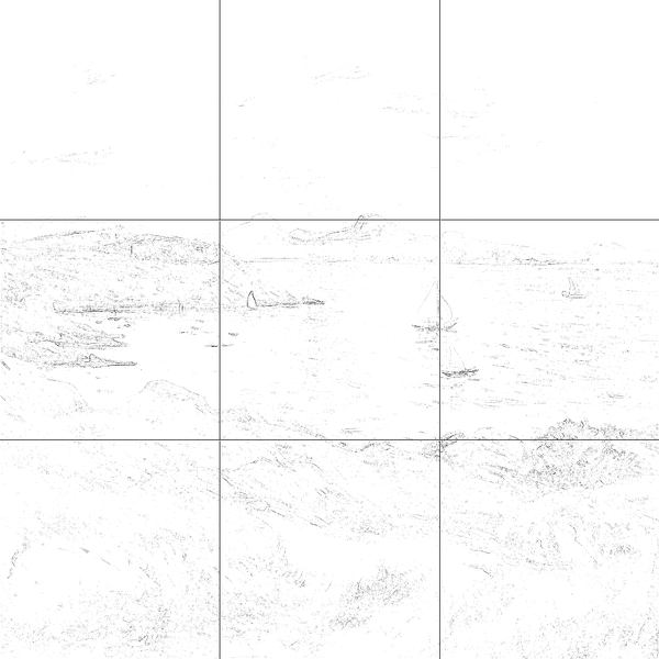 Sketch with grid