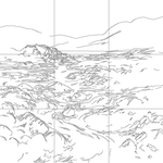 Line drawing with grid