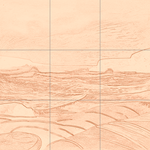 Sepia sketch with grid