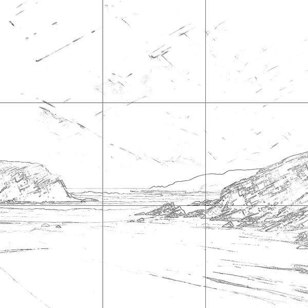 Sketch with grid