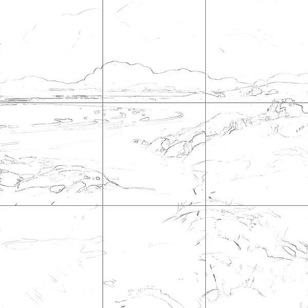 Sketch with grid