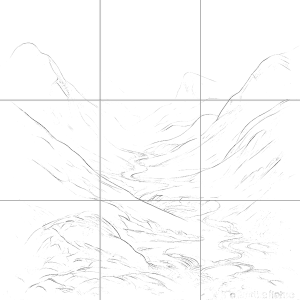 Sketch with grid