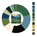 Colour wheel / palette