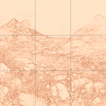 Sepia sketch with grid