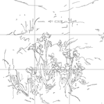 Line drawing with grid