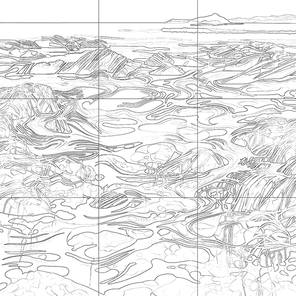 Sketch with grid