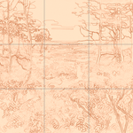 Sepia sketch with grid