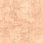 Sepia sketch with grid