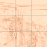 Sepia sketch with grid