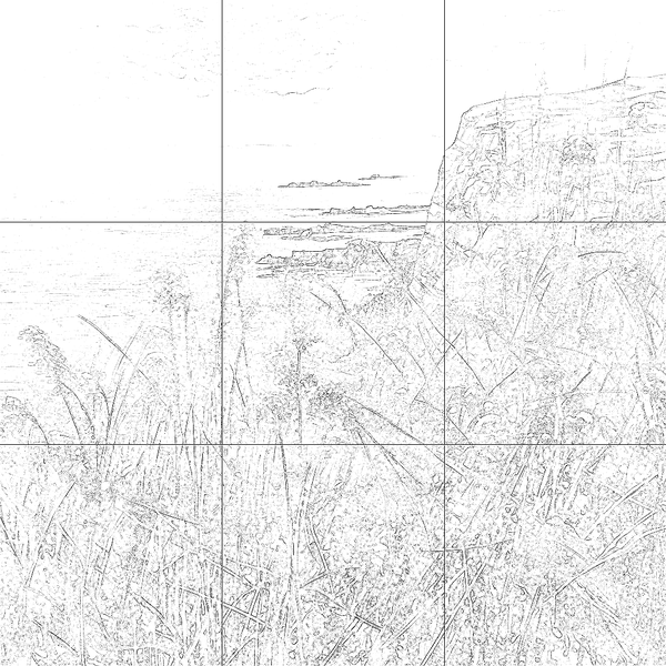 Sketch with grid