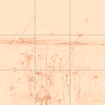 Sepia sketch with grid