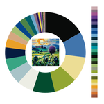 Colour wheel / palette