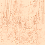 Sepia sketch with grid