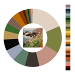 Colour wheel / palette