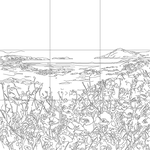 Line drawing with grid