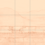 Sepia sketch with grid