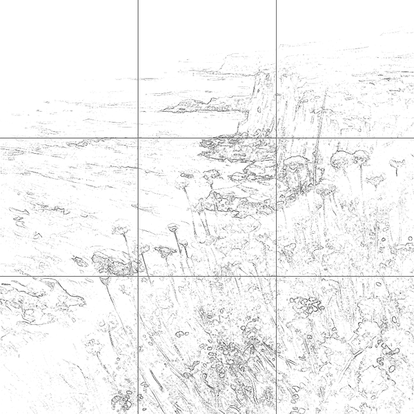 Sketch with grid