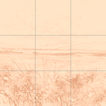 Sepia sketch with grid