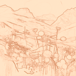 Sepia sketch